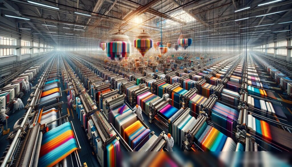 Интерьер текстильной фабрики в России - Пример 2