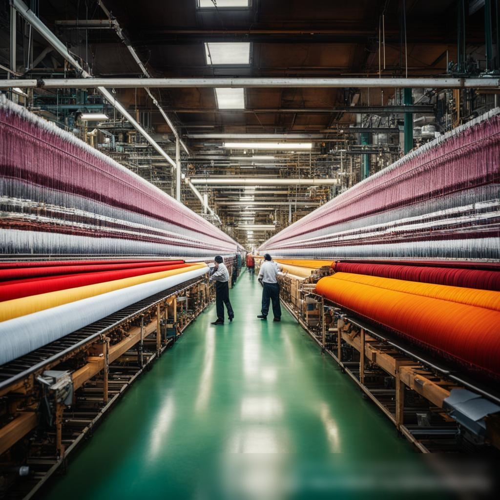 Изображение современной текстильной фабрики - Пример 3