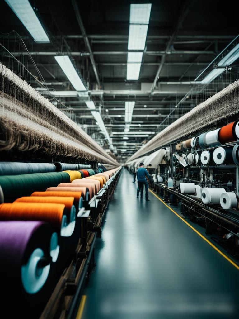 Изображение современной текстильной фабрики - Пример 5