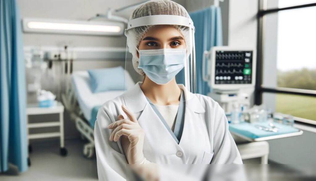 Изображение медицинского работника в больничной обстановке - Пример 2