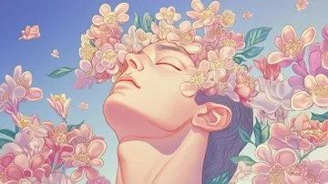 Dreamy Floral Serenity - Пример 2