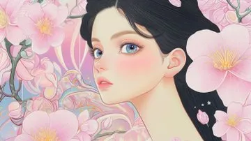 Dreamy Floral Serenity - Пример 4