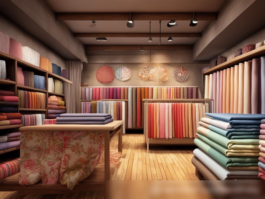 Интерьер магазина тканей в стиле рустик - Пример 4