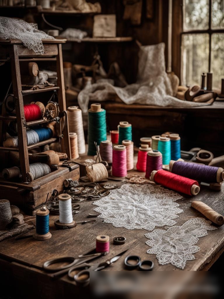 Изображение винтажной швейной мастерской - Пример 5