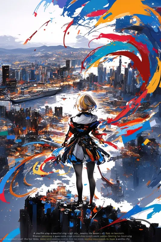 Vibrant Expressive Portrait - Пример 3