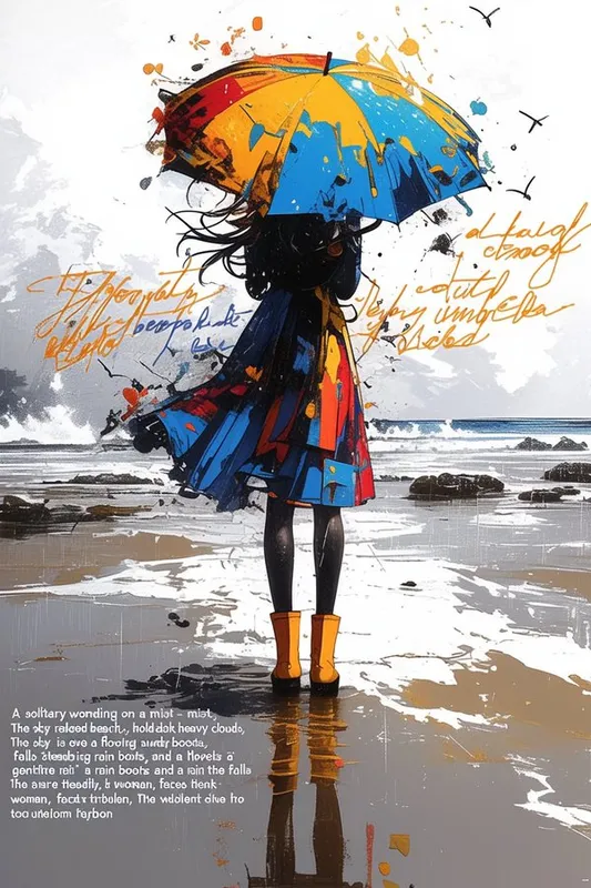 Vibrant Expressive Portrait - Пример 4