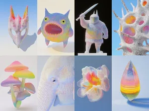 Dreamlike Pastel Surrealism - Пример 1