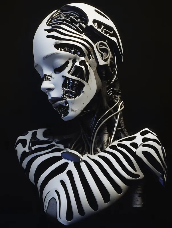 Futuristic Abstract Elegance - Пример 4