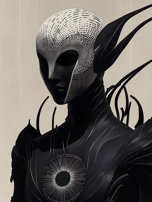 Futuristic Abstract Elegance - Пример 1