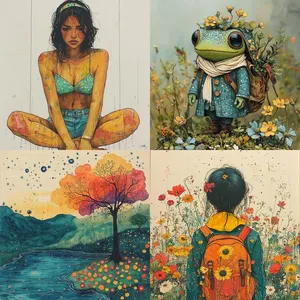 Whimsical Nature Vibes - Пример 1