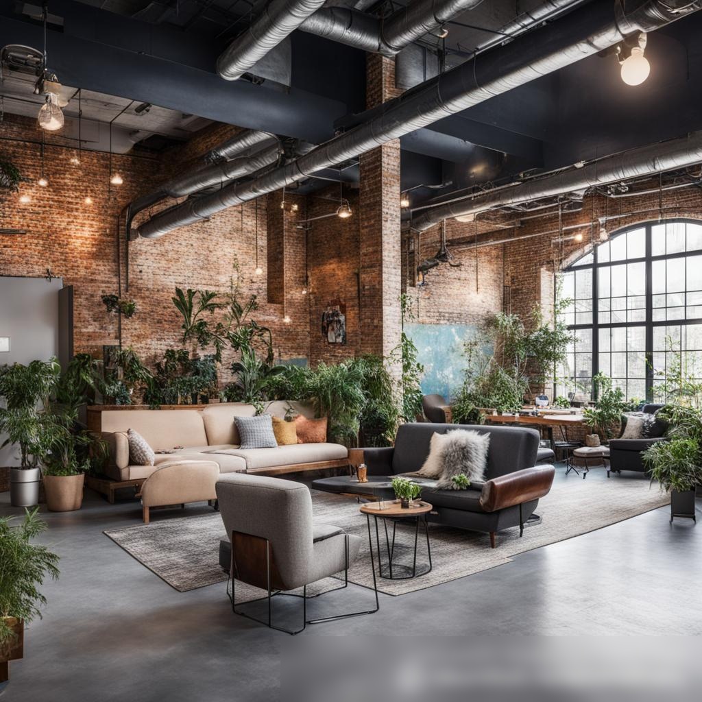 Уютное, творческое коворкинг-пространство с индустриальным дизайном - Пример 3