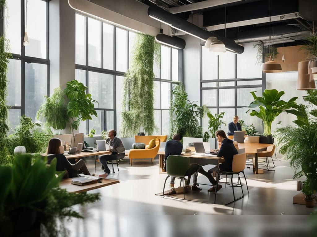 Яркое коворкинг-пространство в современной городской среде - Пример 4