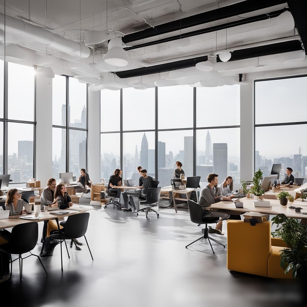 Шумный общий офис, где работают фрилансеры и небольшие команды - Пример 3