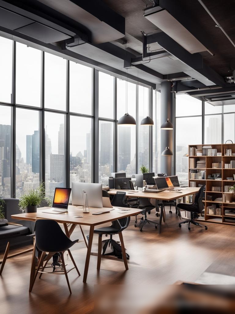 Шумный общий офис, где работают фрилансеры и небольшие команды - Пример 5