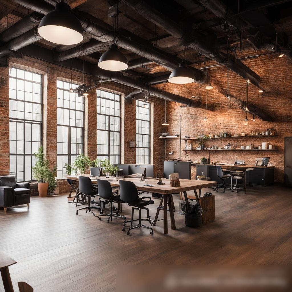 Традиционное коворкинг-пространство в переоборудованном лофте - Пример 3