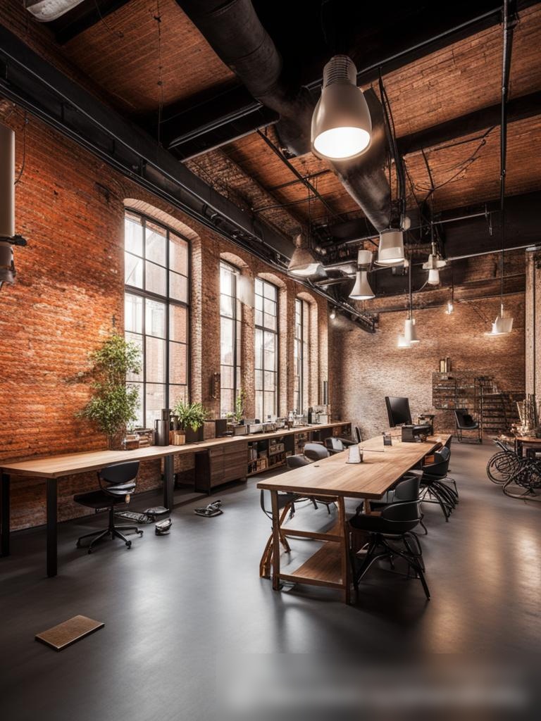 Традиционное коворкинг-пространство в переоборудованном лофте - Пример 5
