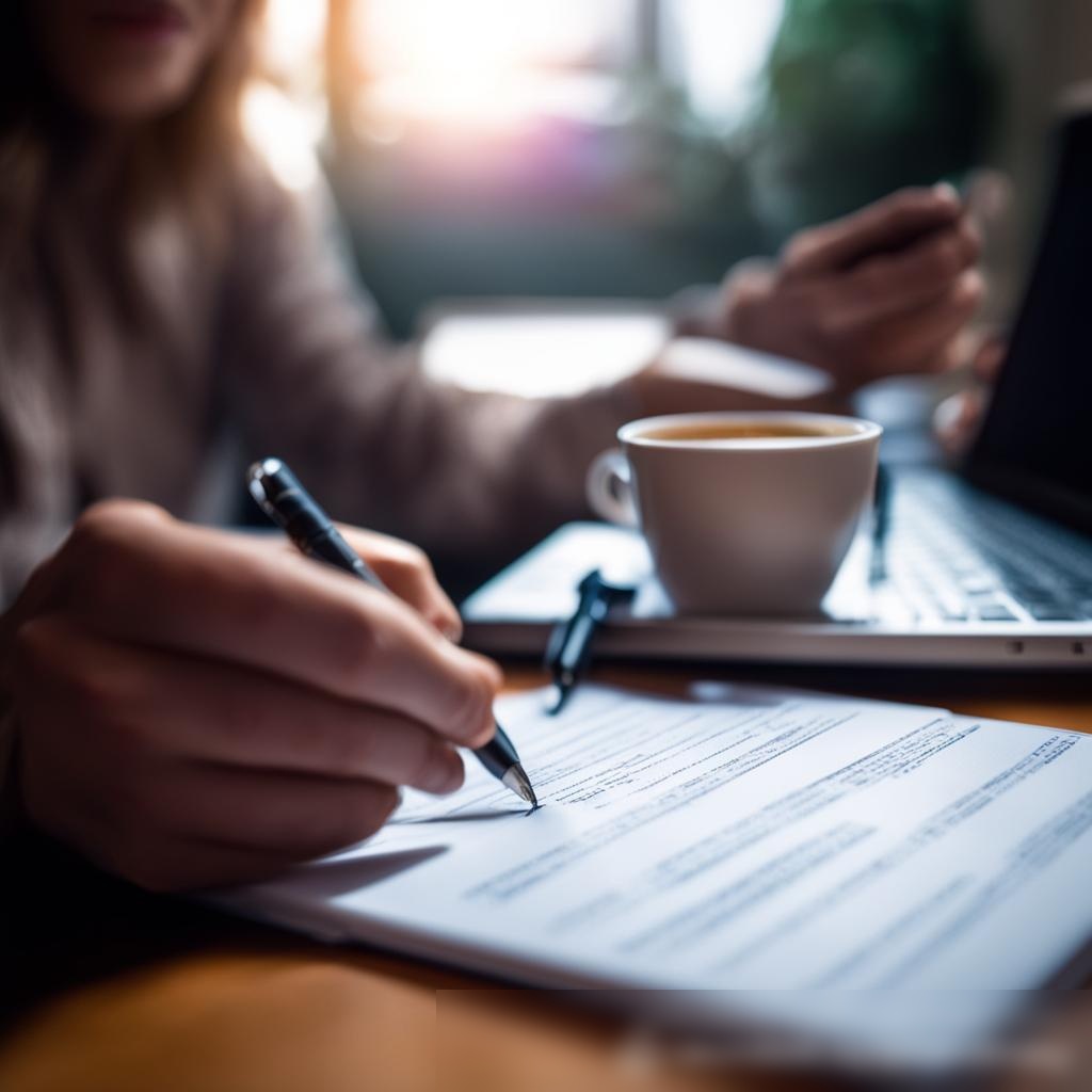 Крупным планом изображены руки женщины-налогового консультанта, работающей на клавиатуре ноутбука - Пример 3