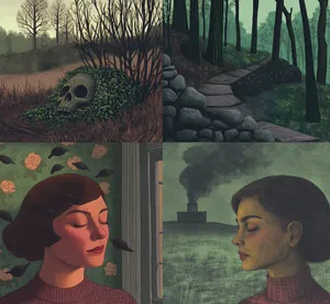 Surreal and Melancholic Dreamscapes - Пример 1