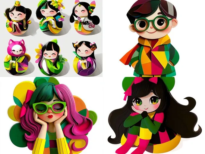 Vibrant Chibi Characters - Пример 2