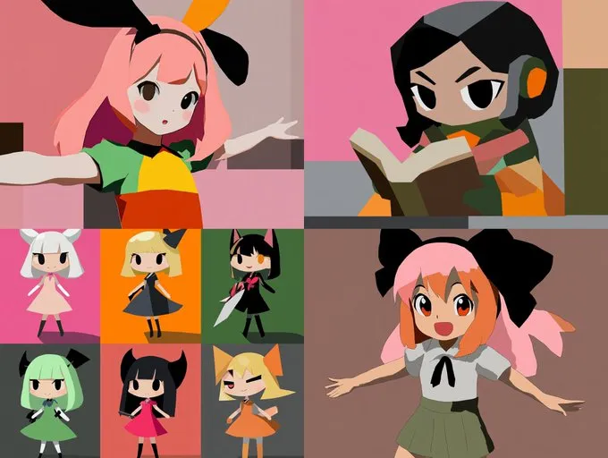 Vibrant Chibi Characters - Пример 4