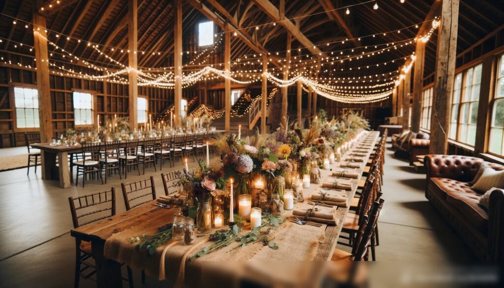 Сельский амбар, преобразованный в банкетное место - Пример 2