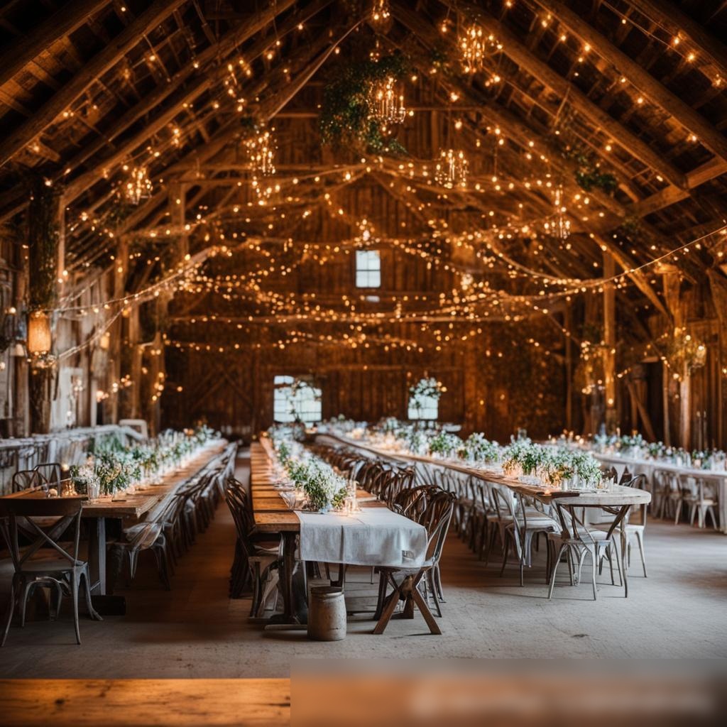 Сельский амбар, преобразованный в банкетное место - Пример 3