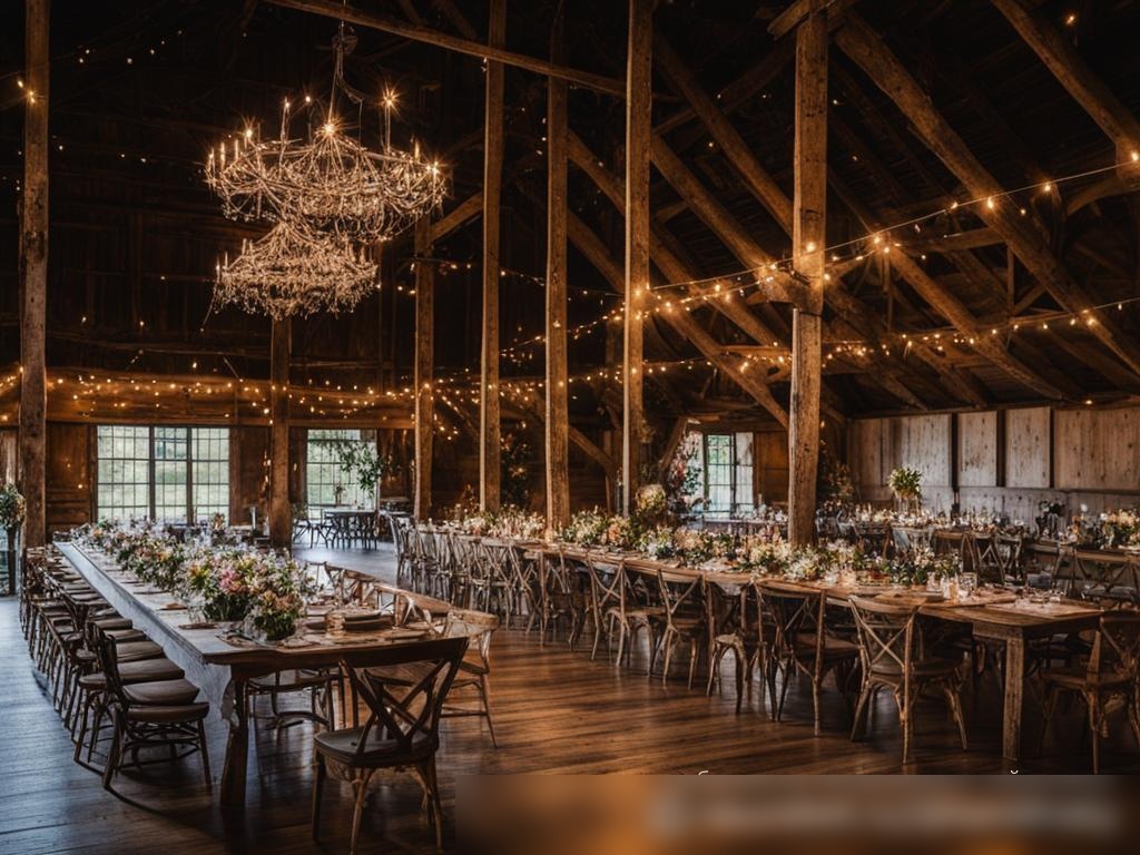 Сельский амбар, преобразованный в банкетное место - Пример 4