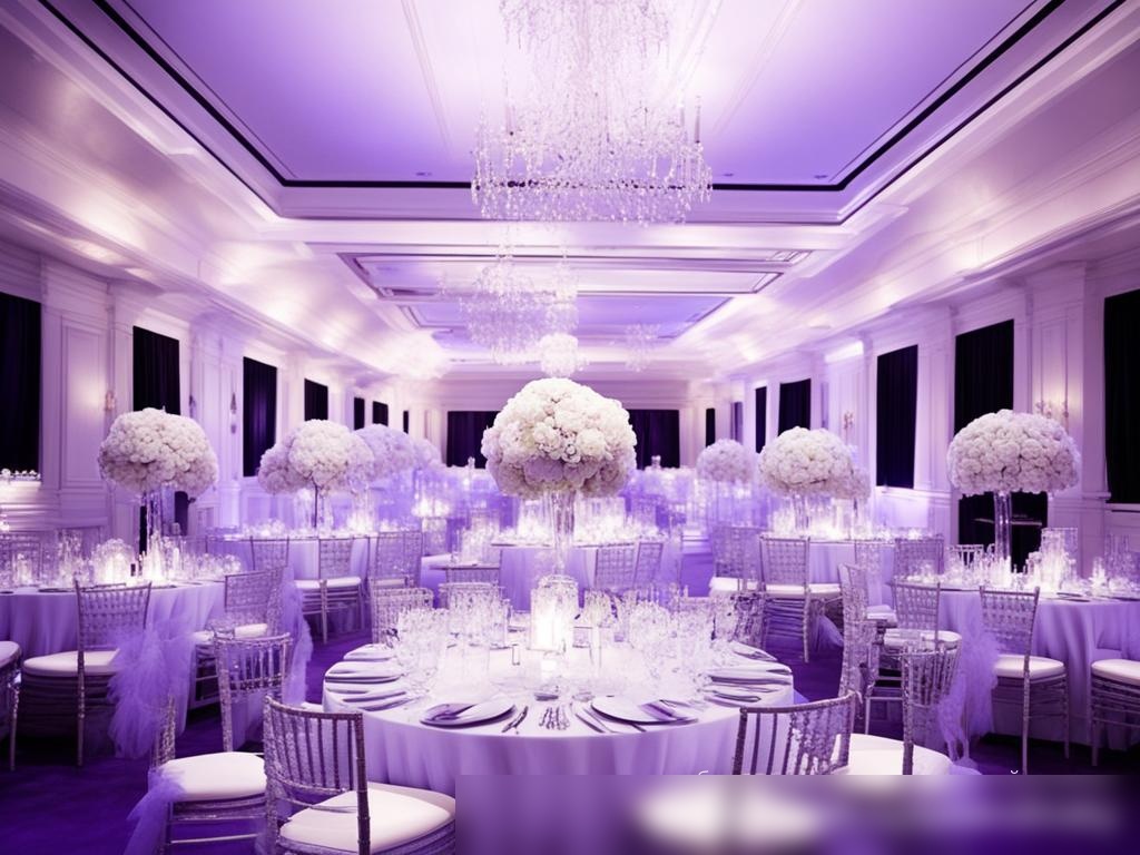 Элегантный внутренний интерьер свадебного зала - Пример 4