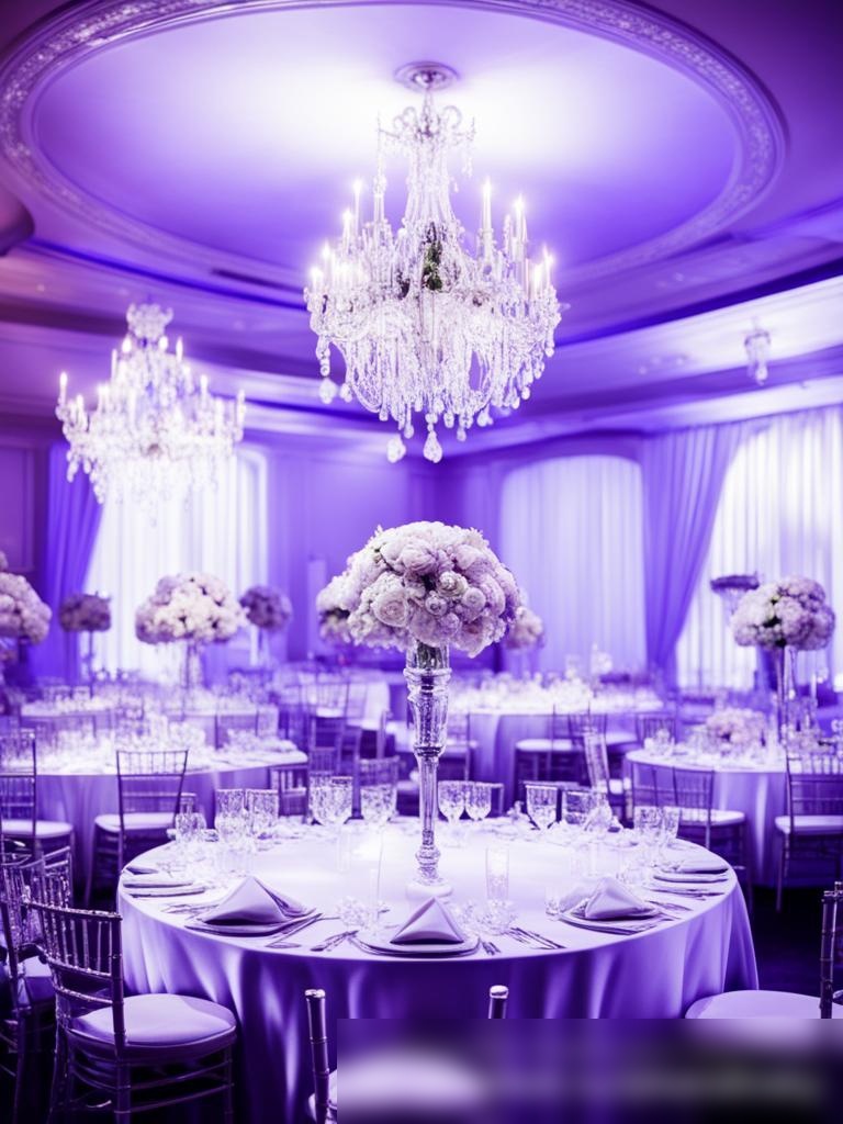 Элегантный внутренний интерьер свадебного зала - Пример 5