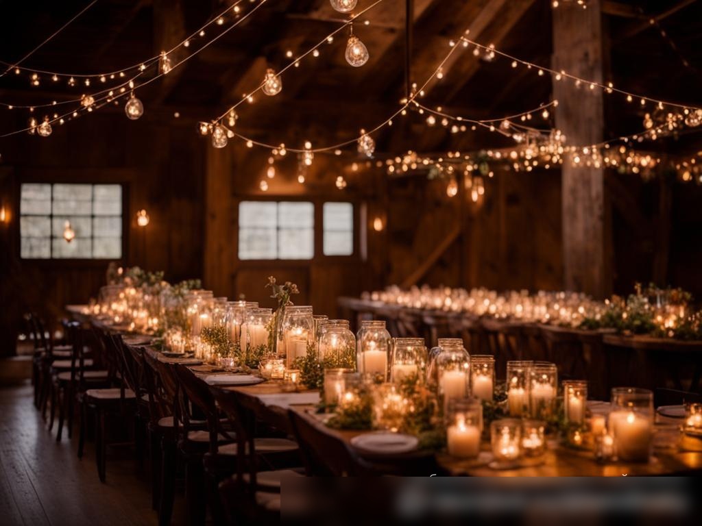 Сельская свадьба в амбаре на закате - Пример 4