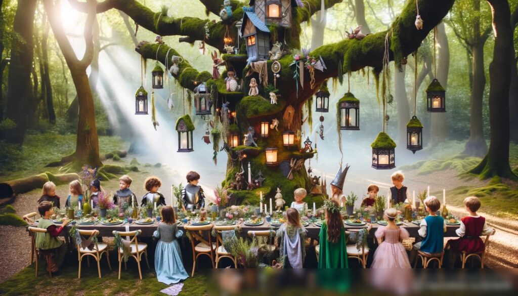 Вечеринка для детей на тему сказок в волшебном лесу - Пример 2
