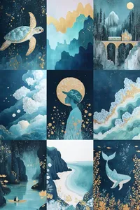 Dreamy Whimsical Illustrations - Пример 1