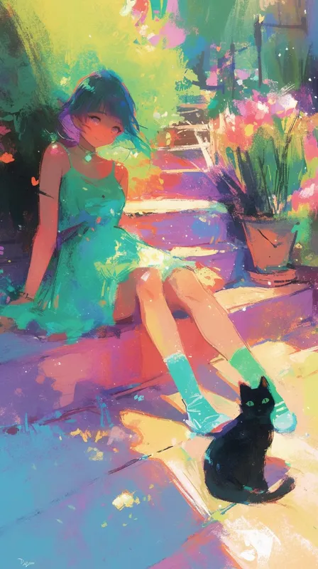 Vibrant Anime Autumn - Пример 3