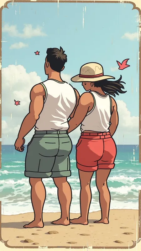 Retro Anime with Whimsical Elements - Пример 3