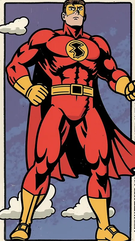 Retro Anime with Whimsical Elements - Пример 4