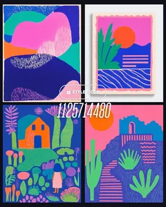 Vibrant Whimsical Folk Art - Пример 1