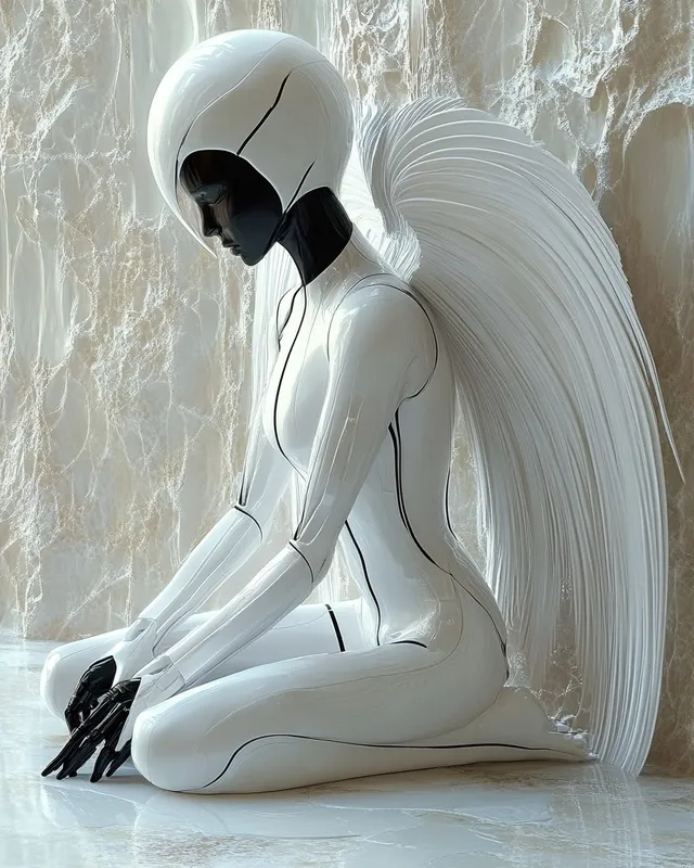 Futuristic Serene Elegance - Пример 2