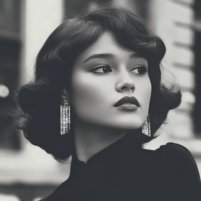 Vintage Noir Elegance - Пример 2