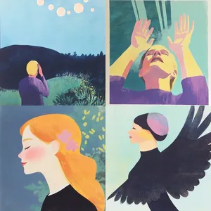 Vivid Surrealism with Soft Pastels - Пример 1