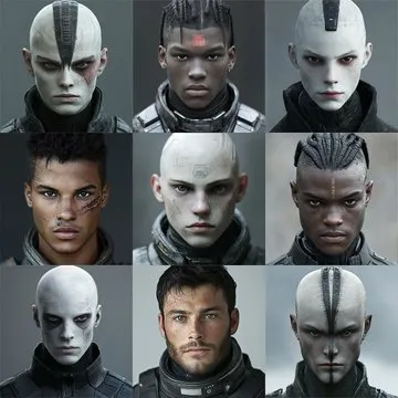 Futuristic Gritty Character Concepts - Пример 3