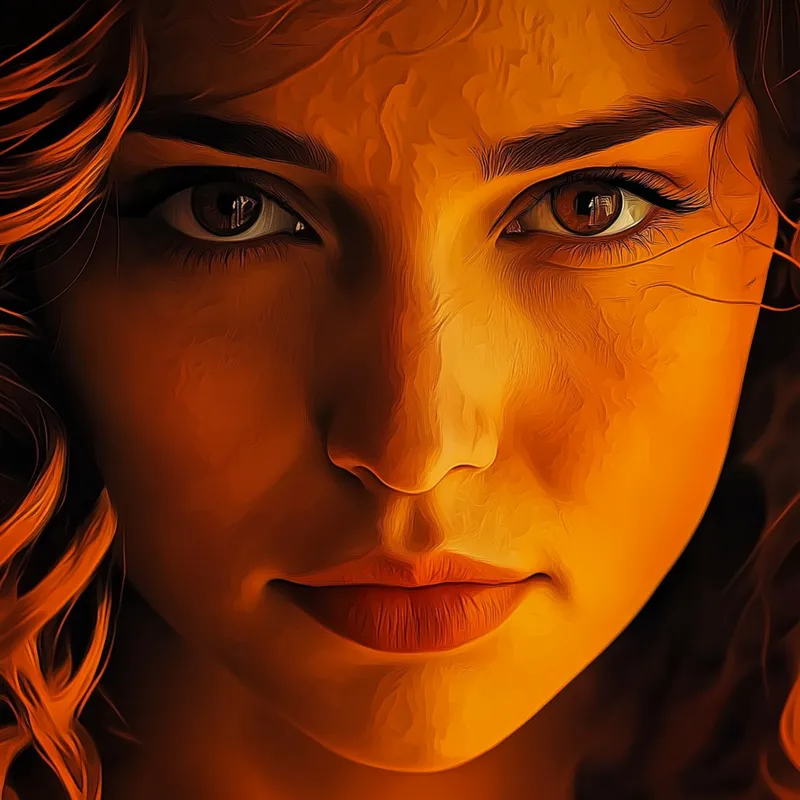 Ethereal Ember Landscapes - Пример 1