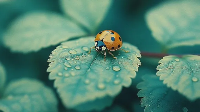 Tranquil Nature Close-Up - Пример 2