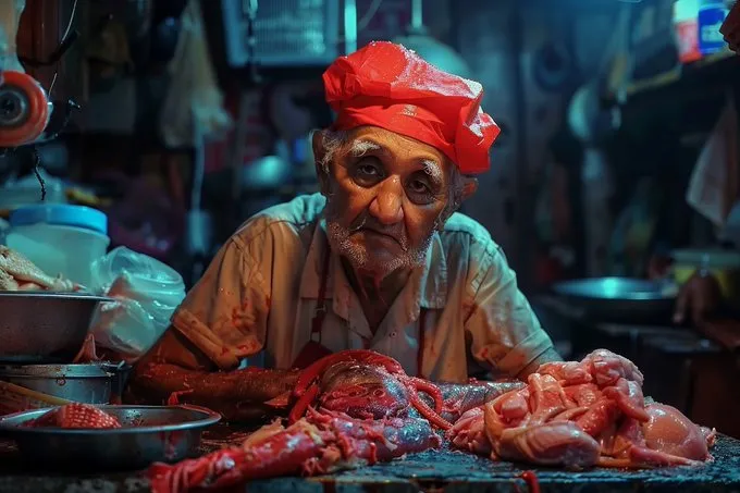 Moody Market Portrait - Пример 1