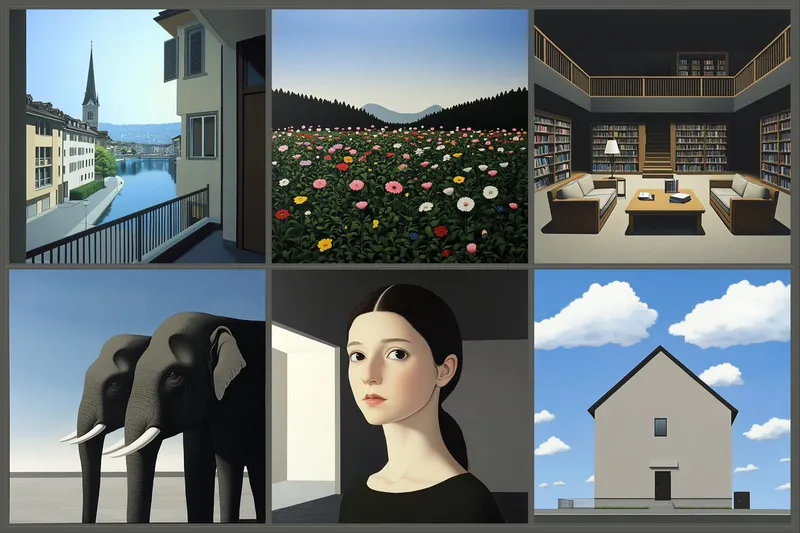 Surreal Minimalism in Zürich - Пример 2