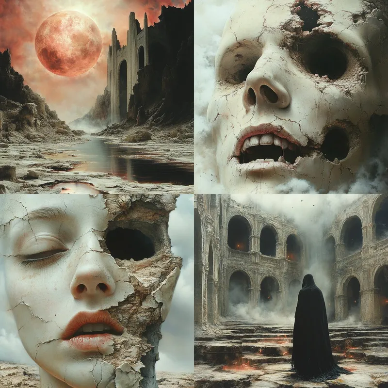 Eerie Surrealism with Apocalyptic Undertones - Пример 2
