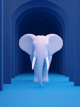 3D Elegant Blue - Пример 1