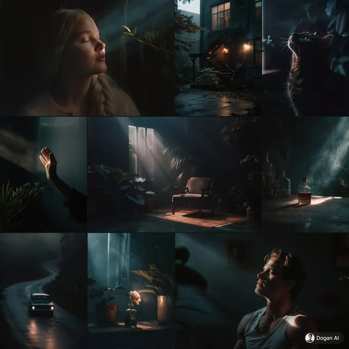 Ethereal Neon Cityscape - Пример 3