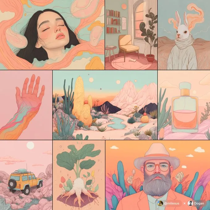 Pastel Dreamscapes - Пример 2