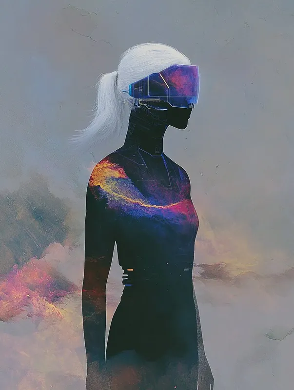 Ethereal Cyber Dreamscape - Пример 3