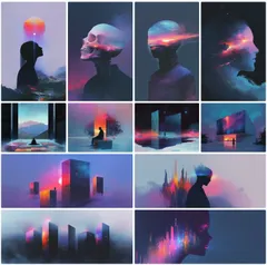 Ethereal Cyber Dreamscape - Пример 4